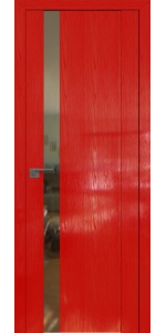 Межкомнатная дверь Profildoors 62STP Pine Red glossy Стекло Зеркало