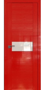 Межкомнатная дверь Profildoors 2.05STP Pine Red glossy Стекло Перламутровый лак