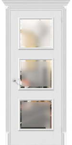 Межкомнатная дверь BRAVO Классико-17.3 Virgin СТ-Magic Fog