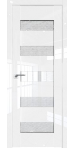 Межкомнатная дверь Profildoors 29L Белый люкс Стекло Дождь белый