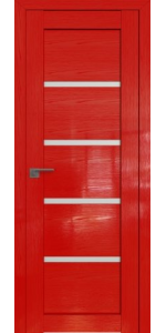 Межкомнатная дверь Profildoors 2.09STP Pine Red glossy Стекло матовое