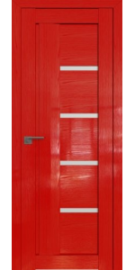 Межкомнатная дверь Profildoors 2.08STP Pine Red glossy Стекло матовое