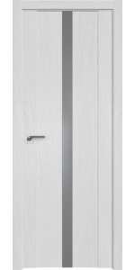 Межкомнатная дверь Profildoors 2.04XN Монблан Стекло Серебряный лак