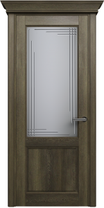 Межкомнатная дверь STATUS CLASSIC 521 ВИНТАЖ Гравировка Грань
