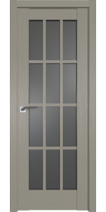 Межкомнатная дверь Profildoors 102XN Стоун Стекло Графит