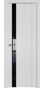 Межкомнатная дверь Profildoors 62XN Монблан Стекло Lacobel Черный лак
