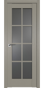 Межкомнатная дверь Profildoors 101XN Стоун Стекло Графит