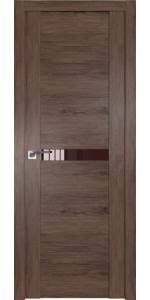 Межкомнатная дверь Profildoors 2.01XN Салинас темный Стекло Коричневый лак