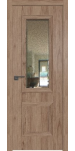 Межкомнатная дверь Profildoors 53ZN Салинас светлый Зеркало патина