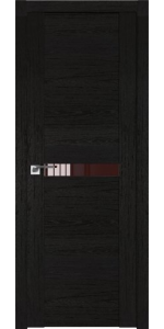 Межкомнатная дверь Profildoors 2.01XN Дарк браун Стекло Коричневый лак