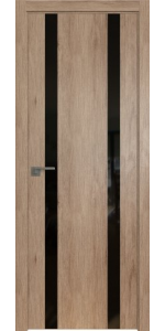 Межкомнатная дверь Profildoors 9ZN Салинас светлый Черный лак