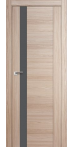 Межкомнатная дверь Profildoors 62X Капуччино Мелинга Стекло Серебряный лак