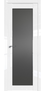 Межкомнатная дверь Profildoors 2.19L Белый люкс Стекло Графит
