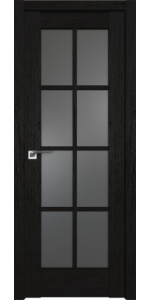 Межкомнатная дверь Profildoors 101XN Дарк браун Стекло Графит