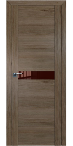 Межкомнатная дверь Profildoors 2.05XN Салинас темный Стекло Коричневый лак