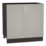 Прямая кухня Сканди-03 Grey Softwood / Венге - Шкаф нижний с 2 дверцами «Сканди» Ш800 (Венге/Grey Softwood)