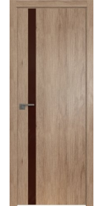 Межкомнатная дверь Profildoors 6ZN Салинас светлый Коричневый лак