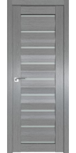 Межкомнатная дверь Profildoors 2.49XN Грувд серый Стекло матовое