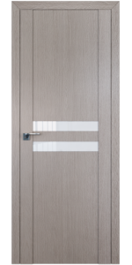 Межкомнатная дверь Profildoors 2.03XN Стоун Стекло Белый лак