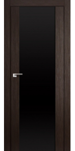 Межкомнатная дверь Profildoors 8X Венге Мелинга Черный триплекс