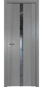 Межкомнатная дверь Profildoors 2.04XN Грувд серый Стекло Зеркало