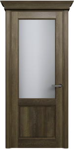Межкомнатная дверь STATUS CLASSIC 521 ВИНТАЖ Стекло матовое белое