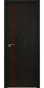 Межкомнатная дверь Profildoors 6ZN Дарк браун Коричневый лак