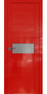 Межкомнатная дверь Profildoors 2.05STP Pine Red glossy Стекло Серебряный лак