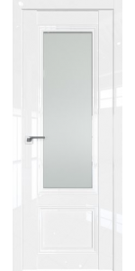 Межкомнатная дверь Profildoors 2.103L Белый люкс Стекло матовое