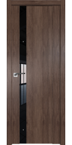 Межкомнатная дверь Profildoors 62XN Салинас темный Стекло Lacobel Черный лак