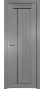 Межкомнатная дверь Profildoors 2.70XN Грувд серый Стекло Графит