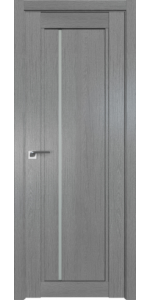 Межкомнатная дверь Profildoors 2.70XN Грувд серый Стекло матовое
