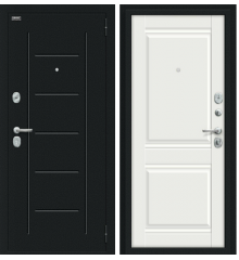 Дверь входная металлическая Некст Kale Букле черное/Off-white
