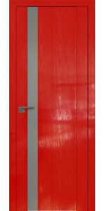 Межкомнатная дверь Profildoors 62STP Pine Red glossy Стекло Серебряный лак