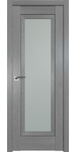 Межкомнатная дверь Profildoors 2.86XN Грувд серый Стекло матовое