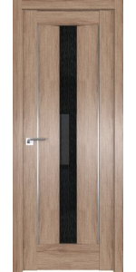 Межкомнатная дверь Profildoors 2.48XN Салинас светлый Стекло Дождь черный