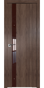 Межкомнатная дверь Profildoors 62XN Салинас темный Стекло Lacobel Коричневый лак