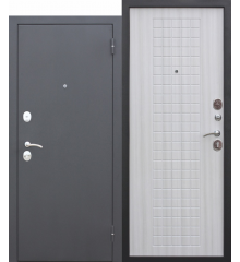 Дверь входная металлическая Ферони Garda Муар Белый ясень 8 мм