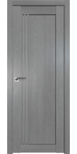 Межкомнатная дверь Profildoors 2.50XN Грувд серый Стекло матовое