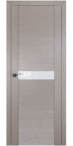 Межкомнатная дверь Profildoors 2.05XN Стоун Стекло Белый лак