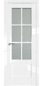 Межкомнатная дверь Profildoors 103L Белый люкс Стекло матовое