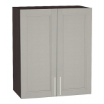 Прямая кухня Сканди-02 Grey Softwood/ Венге - Шкаф верхний с 2 дверцами «Сканди» В720 Ш600 (Венге/Grey Softwood)