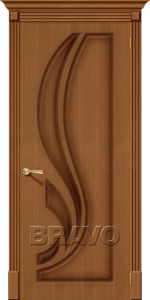 Межкомнатная дверь BRAVO  Лилия Ф-11 (Орех)