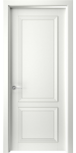 Межкомнатная дверь Авангард 2 эмаль белая